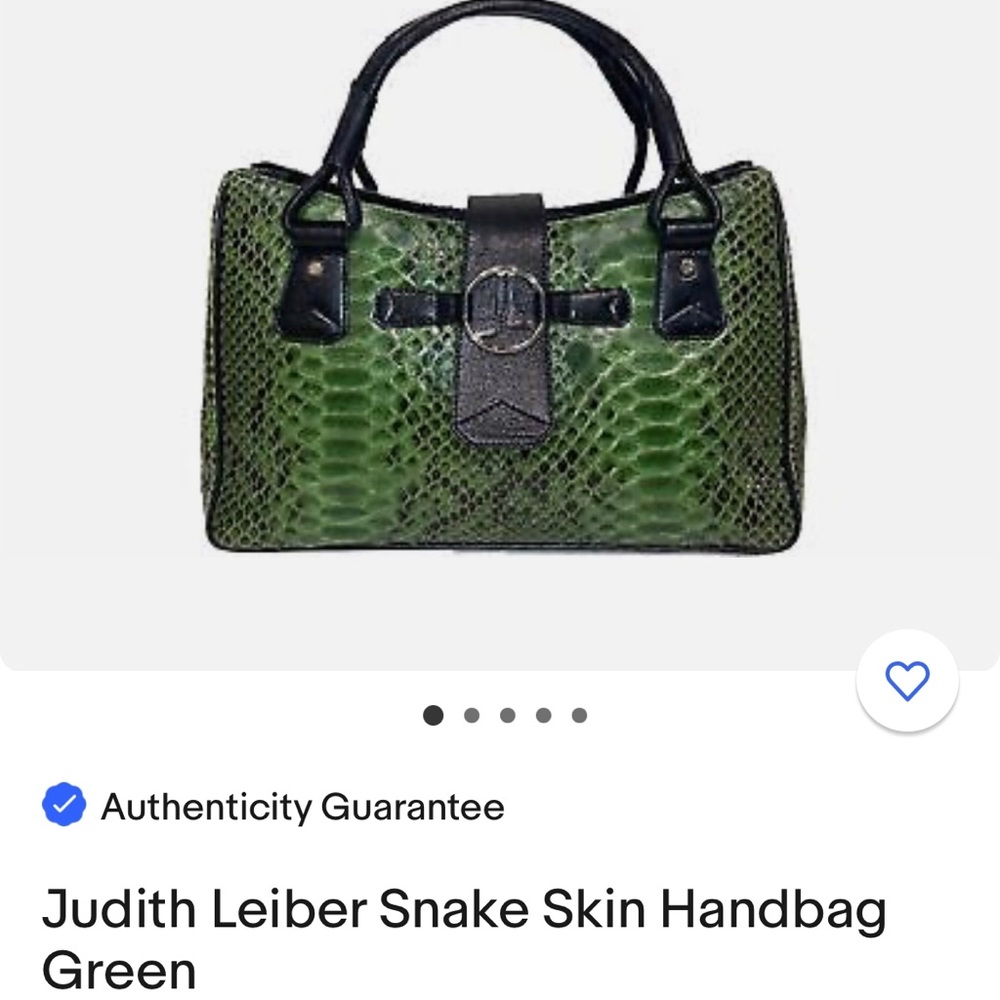 Judith Leiber VINTAGE Snakeskin leather bag